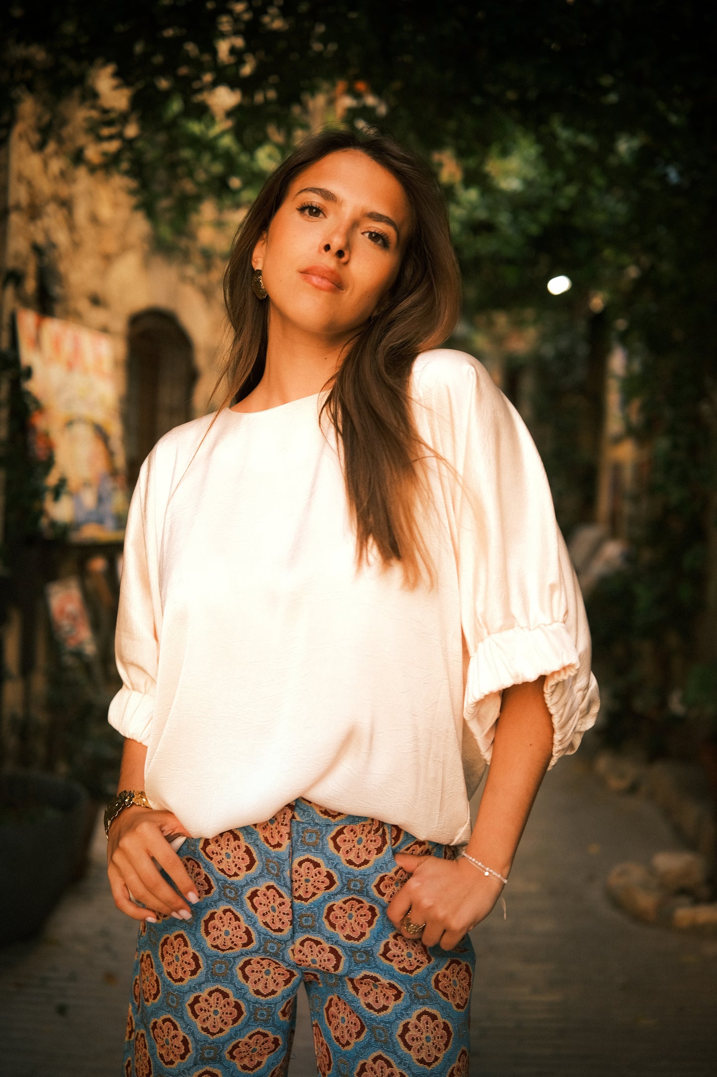 BLOUSE ROMY ECRU