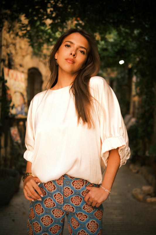 BLOUSE ROMY ECRU